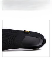 Chaussures de sport pour hommes tendance, respirantes, imperméables, à enfiler, semelle extérieure en caoutchouc, doublure en coton, collection automne/hiver