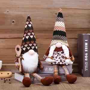 Wholesale Faceless Felt Gnome Hanging Ornament Christmas Tree & Home Decor, Eco Wool, Low MOQ Custom - Product Image 1