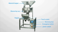 Machine d'emballage de grains de poche tasse volumétrique dosage riz sucre sel machine d'emballage sachet pour petite entreprise