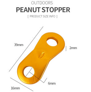 Equipo bobinador de tapón para tienda de campaña, accesorios de aluminio curvo, hebilla de ajuste de cuerda de viento para exteriores - Product Image 3