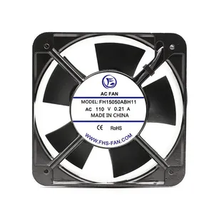 15050 6Inch 110V 220V AC Axial Fan 150x150x50mm High Air Volume Ac Motor Fan For Cooling system