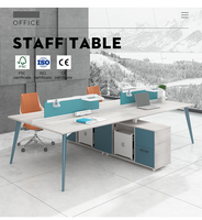 Bureau de travail moderne en bois OEM DOD, taille personnalisée pour bureau à domicile ou atelier