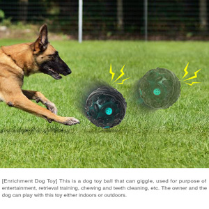 <b>Interactive</b> Plastic Dog Ball <b>Toy</b> with Treat Dispensing Feature Size L and M for Dogs - Product Image 4
