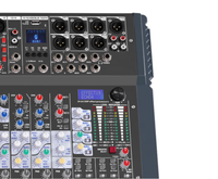 Nouveau produit Console de mixage audio 12 canaux Console de mixage audio professionnelle pour jouer de la musique Console de mixage de chant