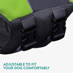 سترة نجاة للكلاب قابلة للتعديل عالية الوضوح مع خطوط عاكسة، سترة نجاة للحيوانات الأليفة مقاومة للتمزق - Product Image 4