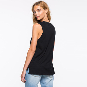 T-<span class=keywords><strong>Shirt</strong></span> <span class=keywords><strong>sans</strong></span> manches pour femmes, ample et imprimé, classique, Yoga, exercices de course - Product Image 6