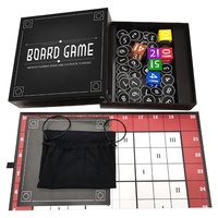 Conception de jeux de société personnalisés, boîte avec couvercle et base, jeu de société familial pour enfants et adultes