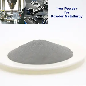 Éponge atomisée de haute qualité, acier réduit, poudre de fer pour la métallurgie des poudres, pièces métalliques de frittage