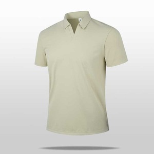 เสื้อโปโลแขนสั้นคอปกไนลอนสีน้ำเงินเข้มระบายอากาศได้สำหรับผู้ชายชุดทำงานฤดูร้อน - Product Image 3