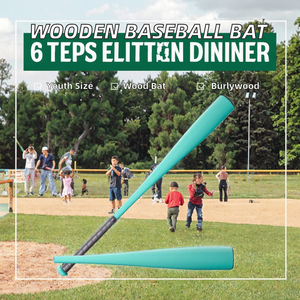 Batte de baseball en bois personnalisée pour jeunes, légère, durable, avec une prise confortable pour l'entraînement au baseball - Product Image 2
