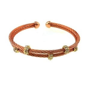 12136BR-Eleganti bracciali e braccialetti di cristallo - Product Image 1