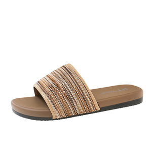 Sandalias de Moda para Mujer, Diseño Cuadrado con Punta Abierta, Ligeras, Estilo Romano, Transpirables, con Parte Superior de Lino Suave y Cómodas para el Verano - Product Image 5