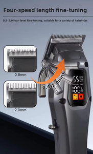 Bán buôn tóc cắt chuyên nghiệp cortadora de pelo với LED hiển thị tốc độ cao 5500 vòng/phút không dây Tóc máy cắt - Product Image 3