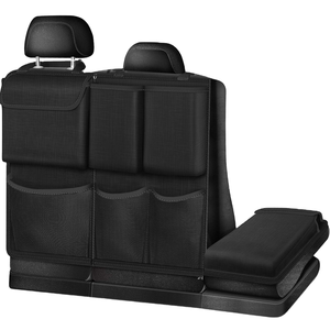 Organisateurs de voiture suspendus et rangement avec grandes poches, fermetures à glissière Organisateurs de dossier de siège détachables Sac de rangement - Product Image 1