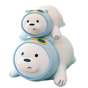 Cuscino abbraccio <span class=keywords><strong>orso</strong></span> nudo peluche indossare occhiali <span class=keywords><strong>cartone</strong></span> <span class=keywords><strong>animato</strong></span> carino grande <span class=keywords><strong>orso</strong></span> polare peluche bambole per dormire all'ingrosso - Product Image 1