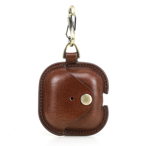 Estuche para Auriculares de Cuero Genuino Vintage con Cierre a Presión, Funda Protectora a Prueba de Golpes de Cobertura Total para Airpods 4 - Product Image 6