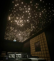 Plafonnier en fibre optique à LED RGB/RGBW Twinkle Starlight Plafonnier en fibre optique pour la décoration de mariage Chambre à coucher