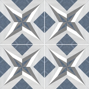 Azulejos de Porcelana Esmaltada Pulida, Gris, Diseño Book Match, 600x600mm, 8.5mm de Grosor, para Piso, 24x24, Cerámica 2x2, 60x60cm - Product Image 1