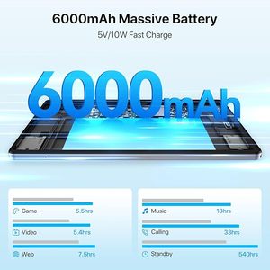 X60 Tab Mở Khóa <span class=keywords><strong>Android</strong></span> 13 Máy Tính Bảng 10.1 'FHD + Đầy Đủ Xem Hiển Thị Với Bút 6000 MAh Mega Pin Với Di Động Và Wifi - Product Image 6