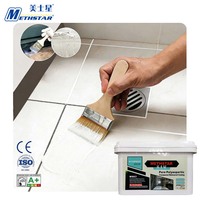Peinture murale liquide écologique F813 à base d'acrylique transparente et imperméable pour carrelage de salle de bain résidentiel, revêtement acide, vente directe usine