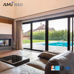 <span class=keywords><strong>Porte</strong></span> coulissante en aluminium pour balcon, certifiée Energy Star, avec système de levage et de glissement, à rupture de pont thermique, en verre mince - Product Image 1