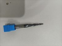 Fraise à queue conique à 2 dents en carbure, diamètre 3mm-10mm, pour fraisage CNC, gravure sur bois, ODM OEM personnalisé