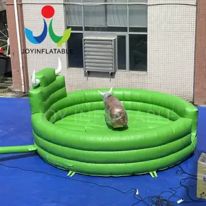 OEM/ODM Commercial 5m Dia Inflatable Mechanical Bull Ride with Cactus Decoration Sport Game for Adults