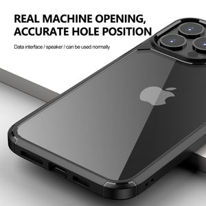 Armatura ibrida paraurti in TPU con custodia rigida per PC trasparente robusta borsa per telefono cellulare per <span class=keywords><strong>iPhone</strong></span> <span class=keywords><strong>13</strong></span> 13mini <span class=keywords><strong>13</strong></span> Pro 2021 - Product Image 4