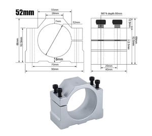 Гравировальный станок из сплава 52/55/65/80/100 с фиксированным сиденьем - Product Image 2