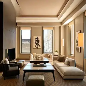 Modern Elegant Design Luxury Hotel Bed Room Furniture Sets For Commercial 4-5 Star Hotel Furniture Supplies