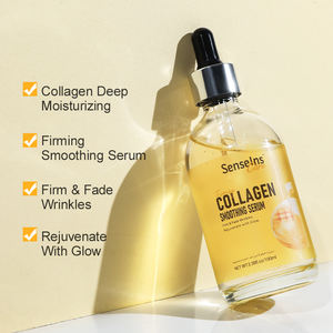 Toptan kollajen yumuşatma serum Private label organik Antiwrinkle derin nemlendirici beyazlatma sıkılaştırıcı kollajen yüz serumu - Product Image 4