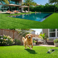 Tapis d'herbe artificielle d'extérieur 3x5 pieds, hauteur de pile 20 mm, pour green de golf, terrains de sport et décoration de pelouse