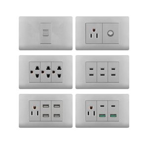 Interruptores y Enchufes de Pared Estándar de la UE, Panel de PC, USB/Tipo-C, Interruptor de Alimentación Europeo y Tomas de Corriente para el Hogar - Product Image 2