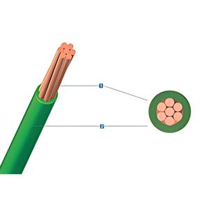 Cable de Tierra TFR-GV de 300/500V, Cable de Puesta a Tierra, Estándar KS C IEC, Cobre Libre de Oxígeno para Protección de Equipos Eléctricos - Product Image 6