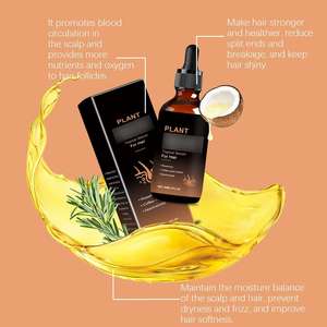 クロスボーダー専用髪再成長ローズマリー育毛刺激器強化ヘアエッセンス100% 天然バタナオイル - Product Image 3