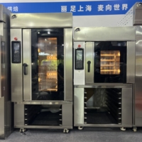 Four rotatif à air chaud électrique/à gaz personnalisé Version ordinateur Four à convection à humidification par pulvérisation Machine à pain Type d'exportation