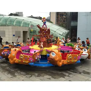 Importing Theme Park Games Equipment Rotary Bear Rides For Amusement Park From China