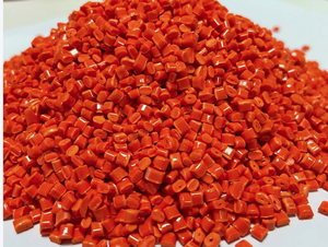 حبيبات بلاستيكية <span class=keywords><strong>ABS</strong></span> برتقالية عالية القوة ومقاومة للهب من BaiYun ABS029 للأجهزة المنزلية والأدوات الكهربائية - Product Image 2