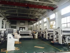 Fully Automatic Intelligent Corrugated Cardboard Production Line Industry For Folding Cartons