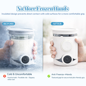 Nueva Funda de Silicona Anticongelante para Vaso Ninja Creami, Protección Aislante para Vaso de Helado NC700 NC701 - Product Image 3