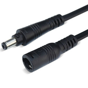 Câble d'alimentation CC personnalisé avec loquet de verrouillage 5,5x2,1 mm mâle, cordon d'extension anti-débrayage pour bandes <span class=keywords><strong>LED</strong></span>, longueur sur mesure - Product Image 3