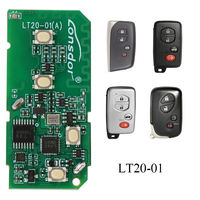 Télécommande universelle intelligente Lonsdor LT20-01 PCB 4 boutons 315/433MHz 40/80Bit puce 8A+4D pour Toyota Lexus K518ISE K518S KH100+