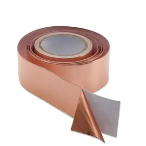 EMI Che Chắn Vải Điện Tử Công Nghiệp Đồng Foil Tape Với Hai Mặt Nhiệt Dẫn Băng