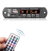 Amplificador de 5V CC, 6W, placa decodificadora de MP3 DIY BT 5,0, reproductor de MP3 para coche, módulo de grabación USB, Radio FM AUX para altavoz manos libres