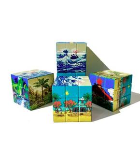 <span class=keywords><strong>Cubo</strong></span> Mágico Personalizado con Patrón 3x3 4x4, Juego de Cubos, Regalo Promocional Corporativo, Grabado Personalizado, Alivio del Estrés, Juguetes Antiestrés para Eventos - Product Image 1