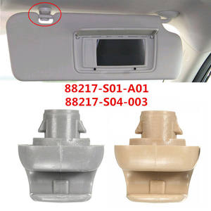 Clips de fixation pour pare-soleil Acura Honda 1,25 pouces, beige gris, ventouse PVC, pour pare-soleil de voiture - Product Image 3