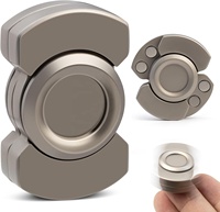 Jouet sensoriel 3-en-1 : Spinner, Slider et Clicker magnétique en acier inoxydable pour soulager le stress, pour adultes et enfants