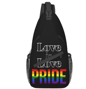 립스틱 레즈비언 게이 프라이드 크로스바디 슬링백 숄더 백팩 가슴 가방 캐주얼 데이팩 야외 - Product Image 6