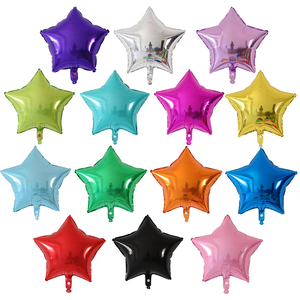 Palloncini a Stella da 18 Pollici in Colori Sfumati/Macaron/Puri, Decorazioni per Matrimoni, Feste di Compleanno, Baby Shower, Palloncini in Foil ad Elio per San Valentino - Product Image 1