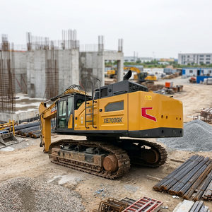 Excavatrice sur chenilles hydraulique ultra-grande XE700GK de 70 tonnes et 4,0 m³, 336 kW, d'occasion, peu d'heures de fonctionnement, pour travaux lourds, machinerie minière - Product Image 1